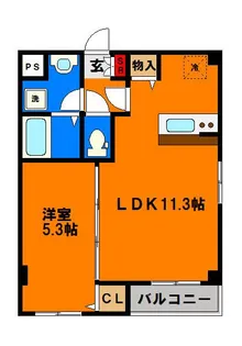 シンシア三番館【3階】の間取り