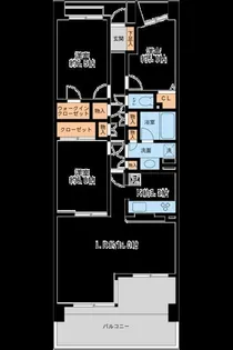 リーベスト西千葉【12階】の間取り