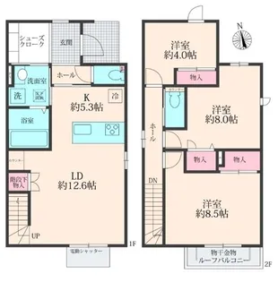 オーナーズヒルⅡ【2階】の間取り