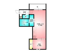 REGALEST 本千葉【201号室】の間取り