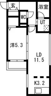 北海道札幌市中央区北四条西14丁目【マンション】の間取り
