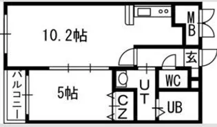 北海道札幌市中央区北五条西23丁目【マンション】の間取り