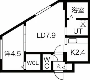 北海道札幌市中央区北五条西25丁目【マンション】の間取り
