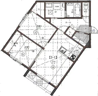 北海道札幌市中央区北五条西25丁目【アパート】の間取り