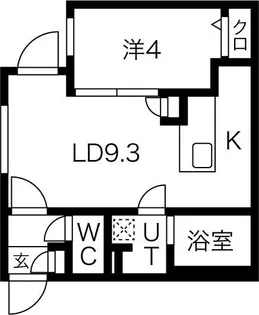 北海道札幌市中央区北五条西28丁目【マンション】の間取り