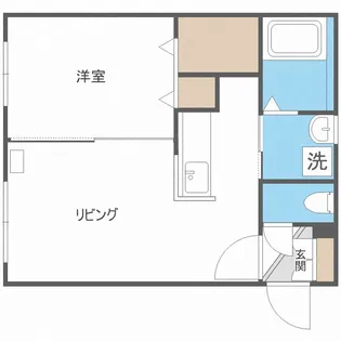 北海道札幌市中央区北六条西25丁目【マンション】の間取り