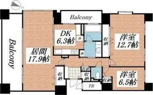 北海道札幌市中央区北九条西16丁目【マンション】の間取り