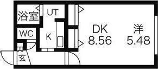 北海道札幌市中央区南四条西16丁目【マンション】の間取り