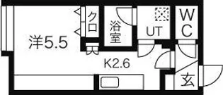 北海道札幌市中央区南六条西18丁目【マンション】の間取り