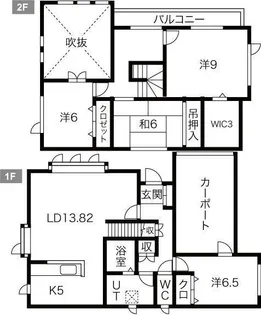 北海道札幌市中央区宮の森四条11丁目【一戸建】の間取り