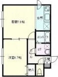 北海道札幌市東区北二十条東1丁目【マンション】の間取り