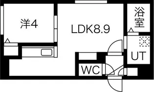 北海道札幌市西区二十四軒四条7丁目【マンション】の間取り