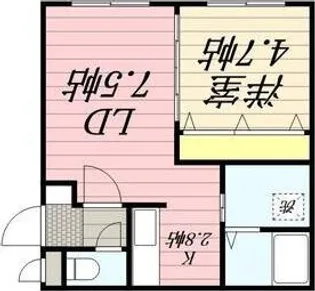 北海道札幌市西区八軒五条東2丁目【マンション】の間取り