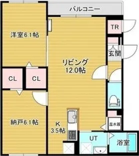 北海道札幌市西区発寒六条10丁目【マンション】の間取り