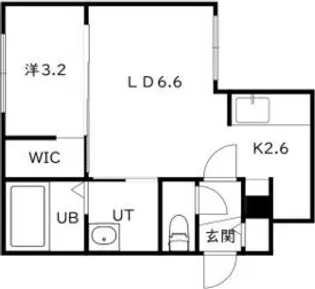 北海道札幌市西区発寒十条2丁目【マンション】の間取り