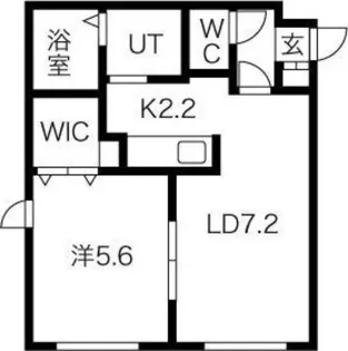 北海道札幌市西区発寒四条4丁目【マンション】の間取り