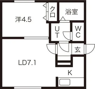 北海道札幌市南区澄川五条3丁目【マンション】の間取り