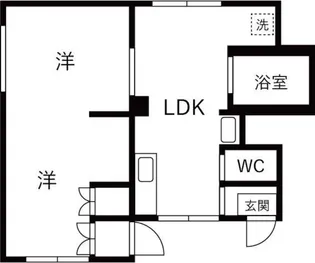 コーポラス華【2階】の間取り