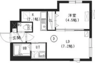 テラスケヤキ【2階】の間取り