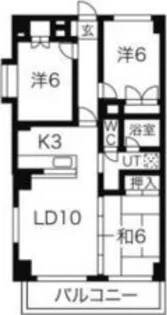 ヴァンヴェール医大前【7階】の間取り