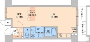 エナコート知事公館前【1002号室】の間取り