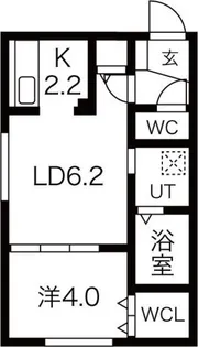 Grand Ravine山の手(グランラヴィーヌ)【1階】の間取り