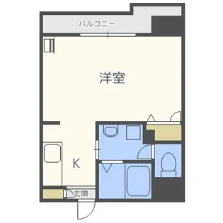 サンウッド札幌医大前【10階】の間取り