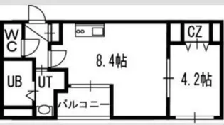 クラッセ知事公館前【3階】の間取り