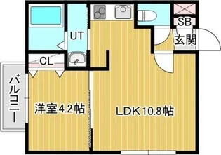 ビナーリオ旭山公園通【3階】の間取り
