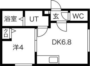 リリーベル琴似【3階】の間取り