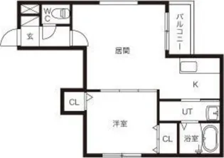 POLLUX S7(ポルックス)【1階】の間取り