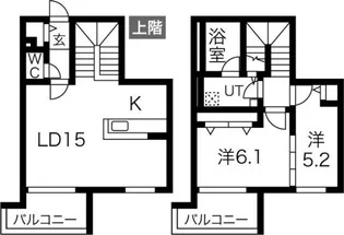 BRAVIS TOYOHIRA【8階】の間取り