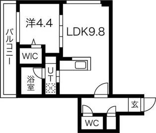 RECON44【4階】の間取り