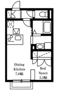 Anthias湘南【2階】の間取り