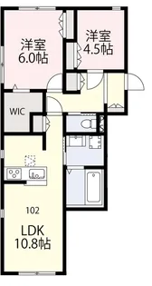 雪ノ下荘【1階】の間取り