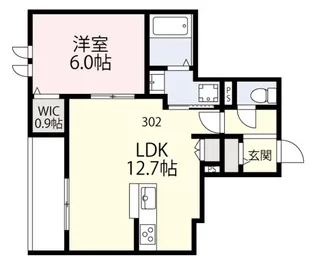BreezeYuigahama【3階】の間取り