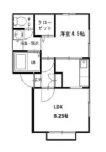アーバンネット湘南【1階】の間取り