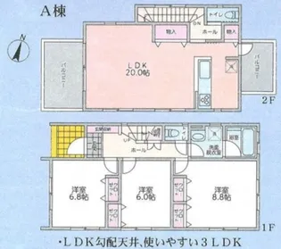 神奈川県鎌倉市稲村ガ崎4丁目【一戸建】の間取り