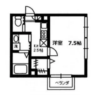 STO片瀬海岸【2階】の間取り