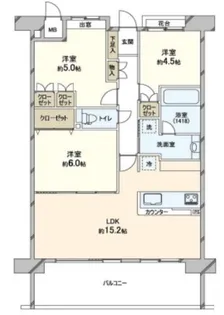 ルリエ大船【7階】の間取り