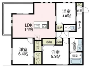 三五郎長谷【2階】の間取り