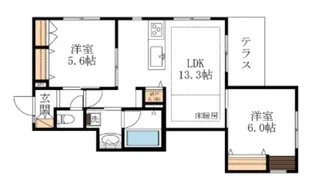 AI・Grandir逗子【1階】の間取り