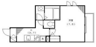 ウエストコート由比ガ浜【1階】の間取り