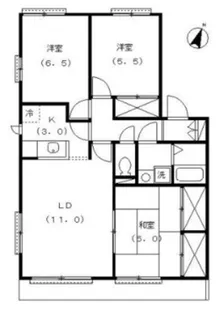 メゾン・ド・葉山【1階】の間取り