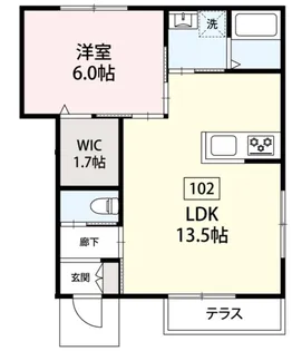 KONAYA北鎌倉【1階】の間取り