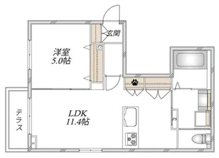 (仮称)雪ノ下1丁目メゾン【1階】の間取り