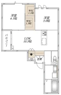 (仮称)雪ノ下1丁目メゾン【2階】の間取り