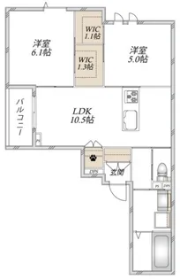(仮称)雪ノ下1丁目メゾン【3階】の間取り
