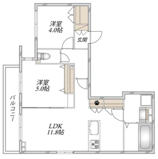 (仮称)雪ノ下1丁目メゾン【3階】の間取り