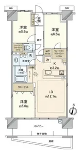 グレーシア藤沢鵠沼【4階】の間取り